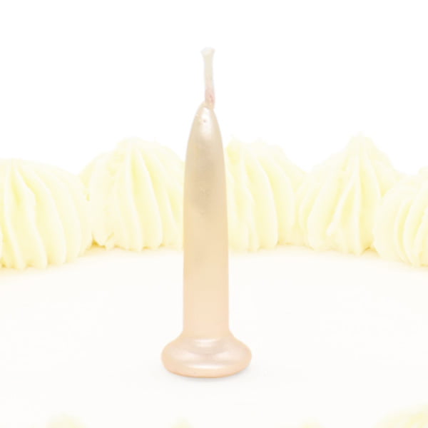 Brunetti Bullet Candles_Pearl White