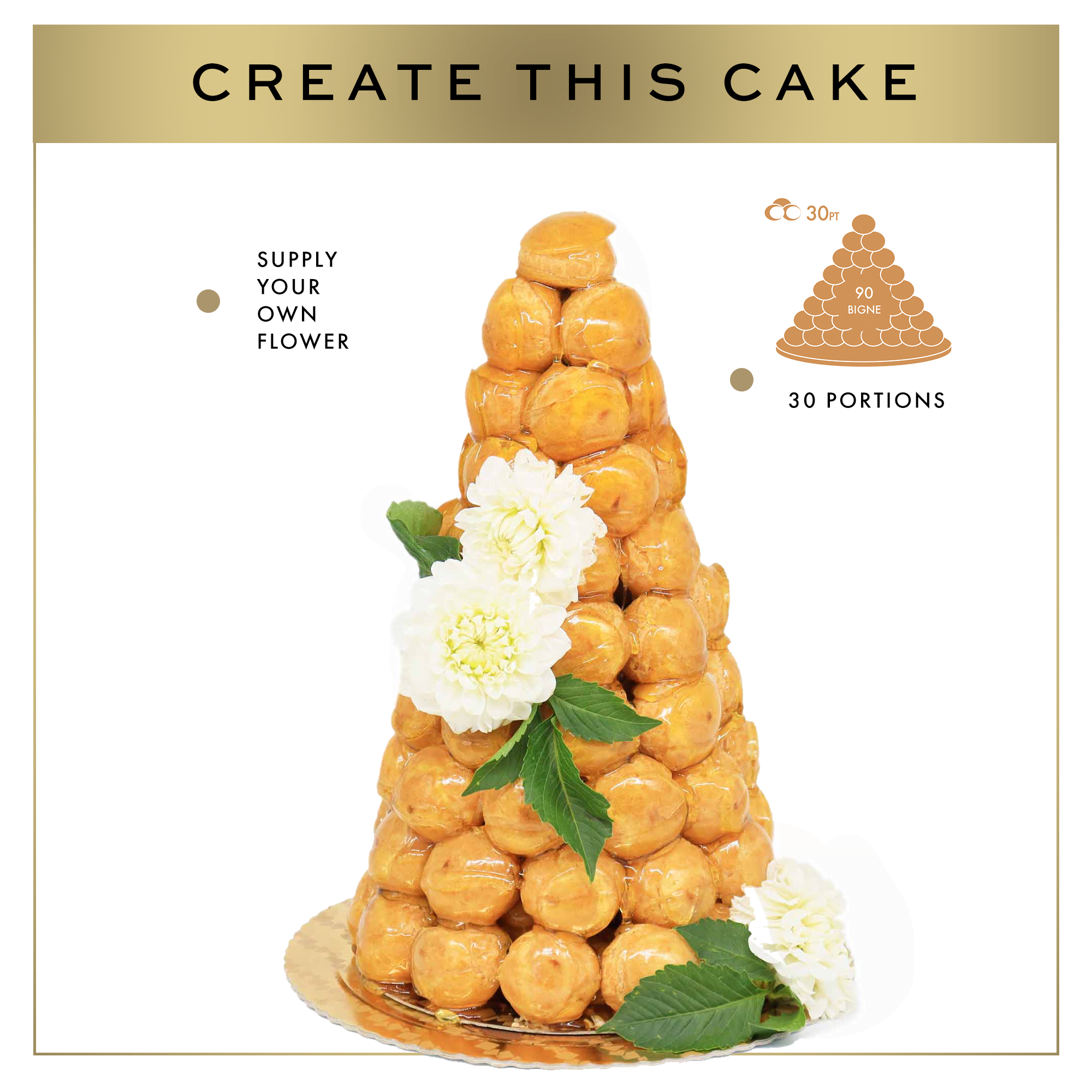Create this Croquembouche.