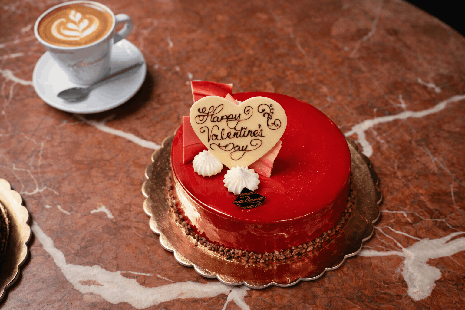 Free Valentine’s Day Plaque with Every Celebration Cake